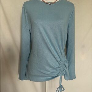 Sky blue shimmery sweater